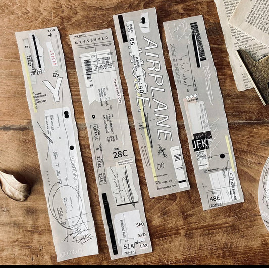 Somesortof.fern - 5cm Airplane Mode | PET Tape | Release Paper