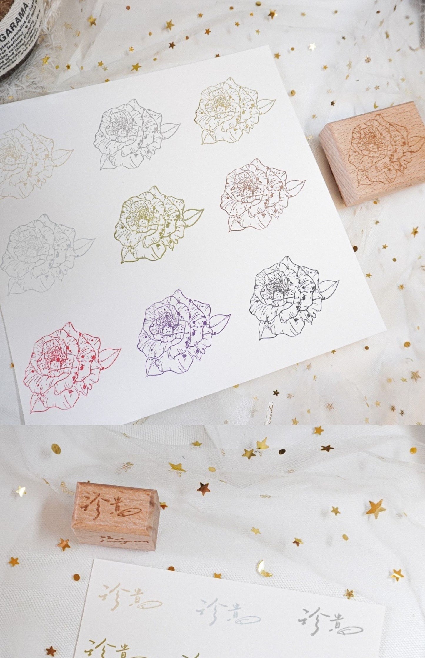 Jennyuanzi Studio - Rose | Rubber Stamp