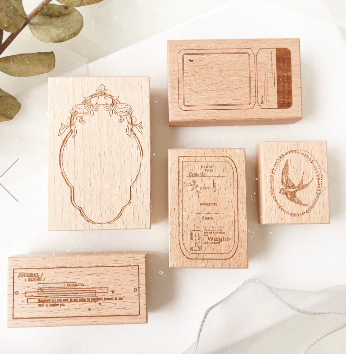 Journal Pages - Swallow Series| Rubber Stamps