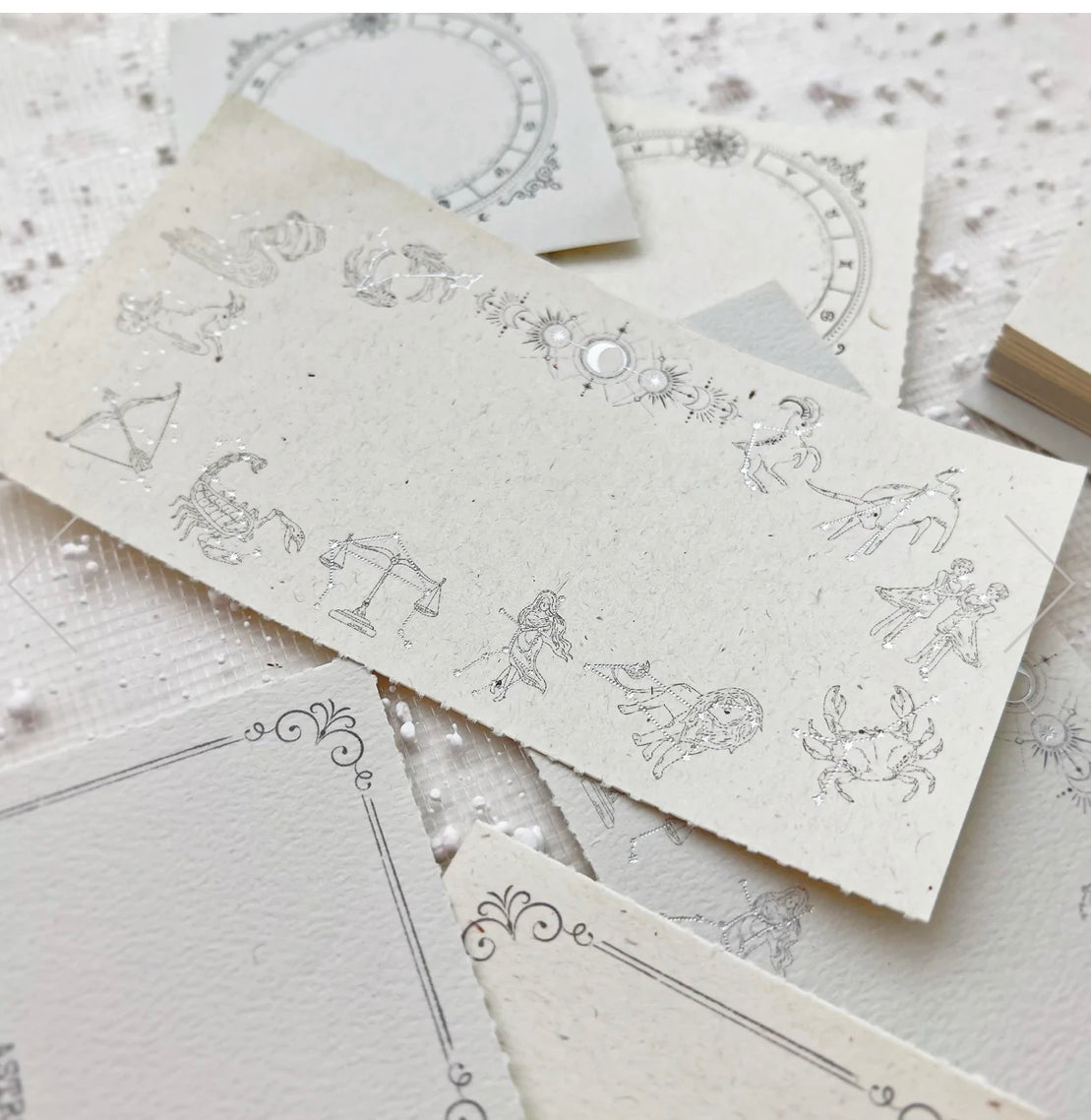 Journal Pages - "Life Of The Sign" | 40pcs Notepad | Ephemera Paper