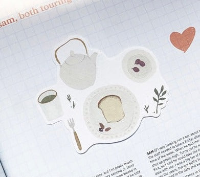 Fstudio - 30pcs Memo Pad | White | Ephemera Paper