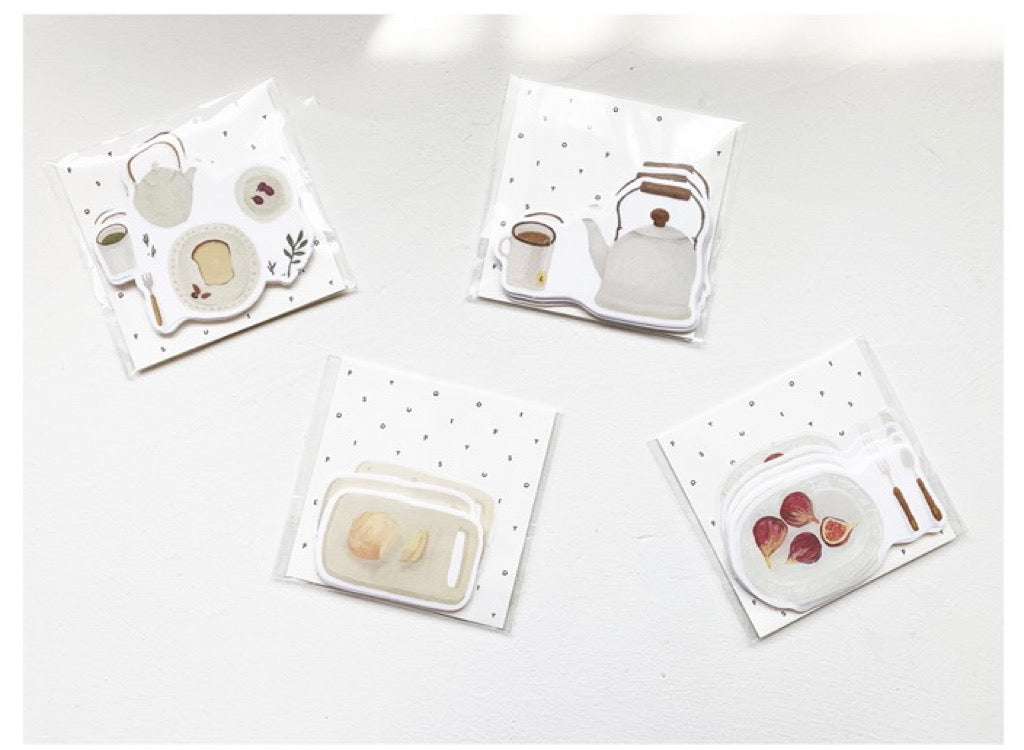 Fstudio - 30pcs Memo Pad | White | Ephemera Paper