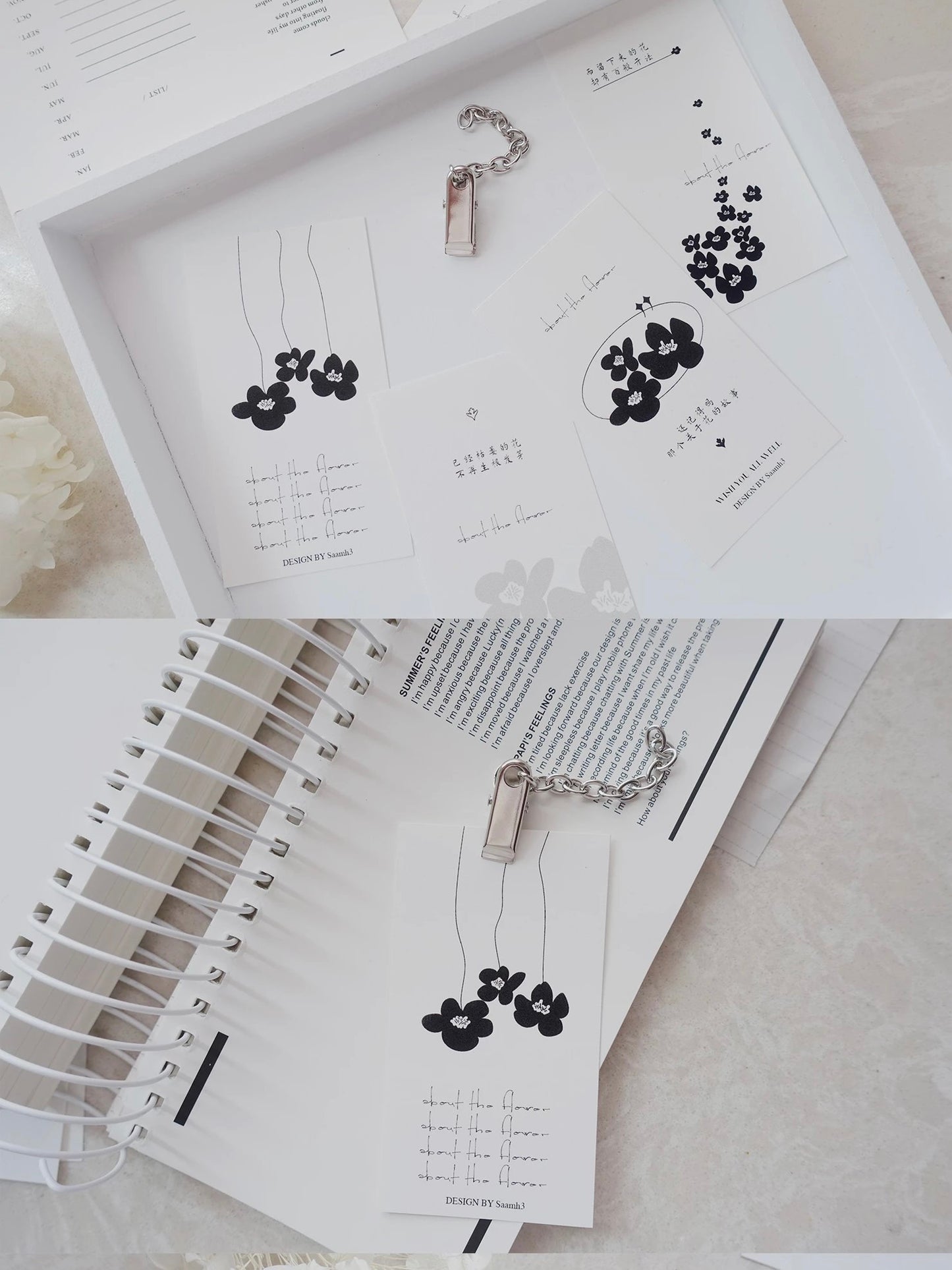 Saamh3 - Vol.7 Small fafa | 32pcs Memo Pad | Ephemera Paper