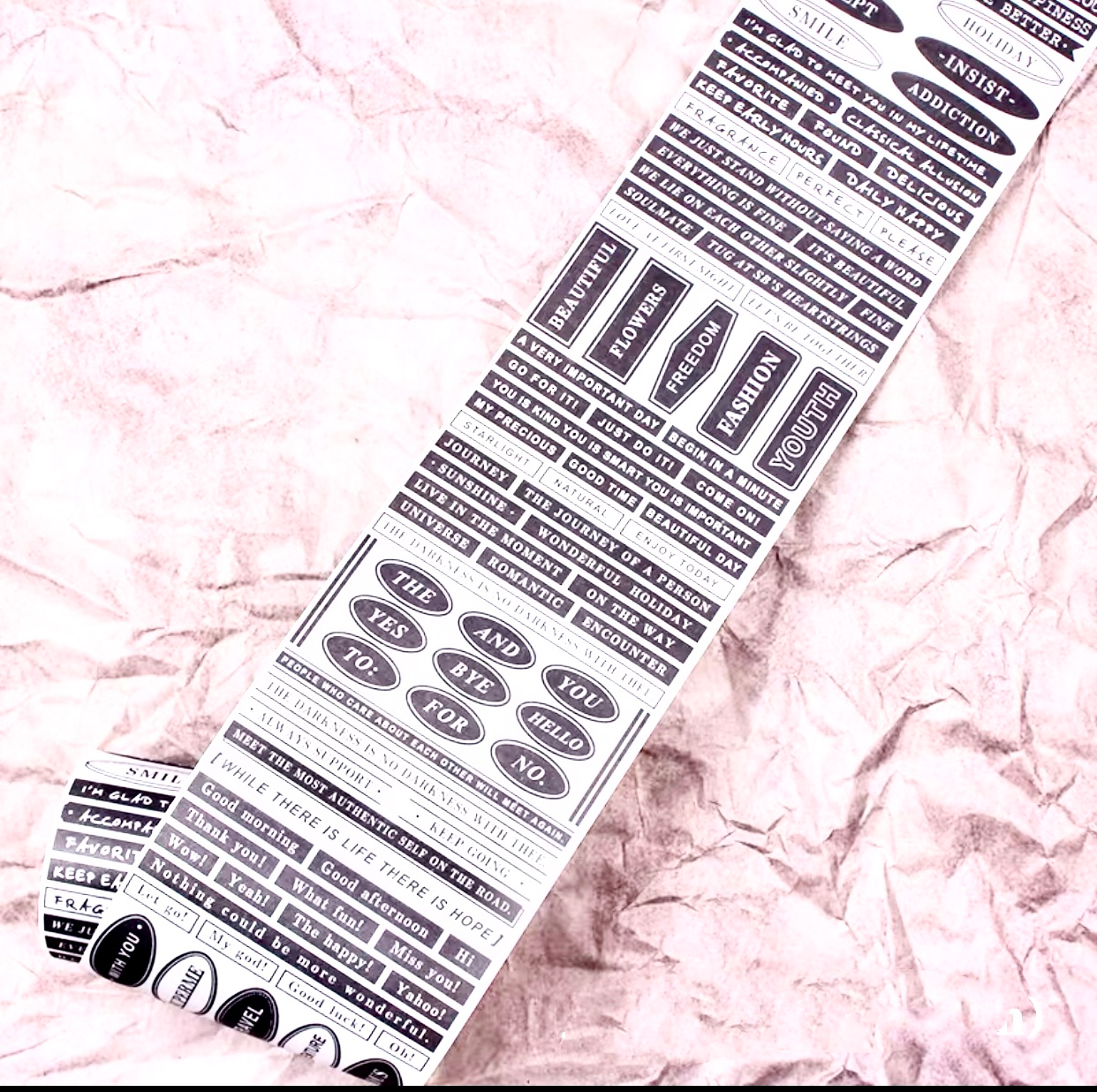7.5cm Basic Washi Tape - Title | Release Paper