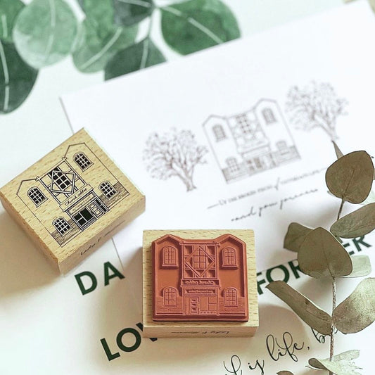 Lady F - Mini Coffee Shop | Rubber Stamp