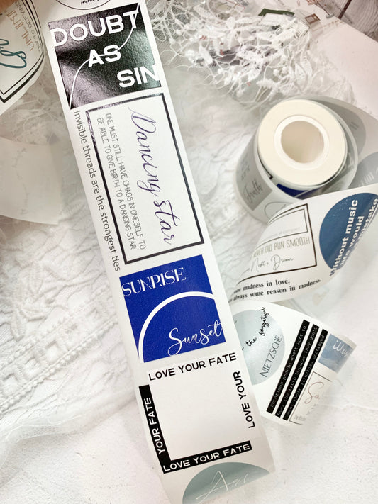 H x W Studio - Label 3 | 5cm Tape |  Release Paper