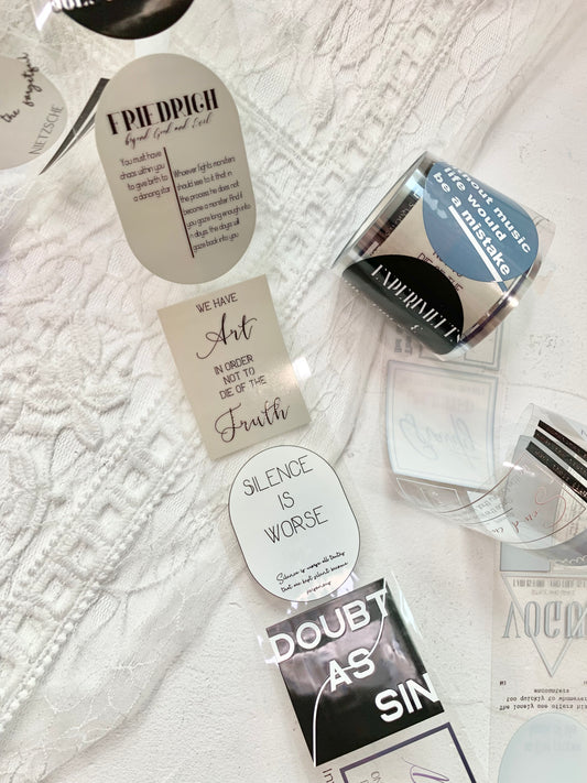 H x W Studio - Label 3 | 5cm Tape |  Release Paper