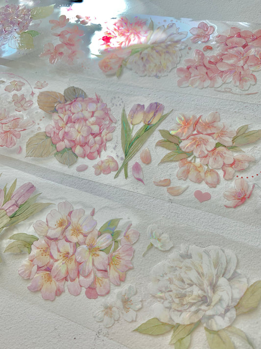 Hakiso Studio - 5.5cm The Wind | Iridescent PET Tape | Release Paper