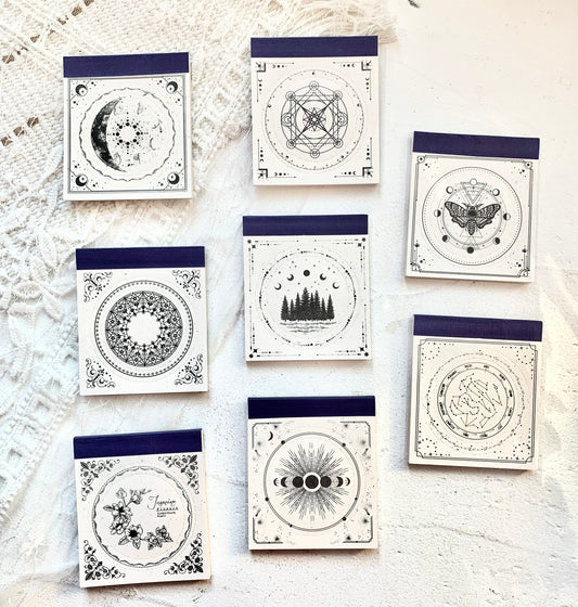 Star & Moon | 40pcs | Die Cut Ephemera Paper