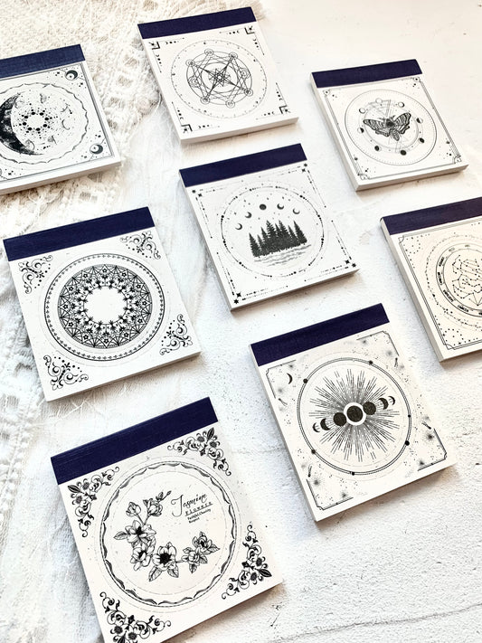 Star & Moon | 40pcs | Die Cut Ephemera Paper