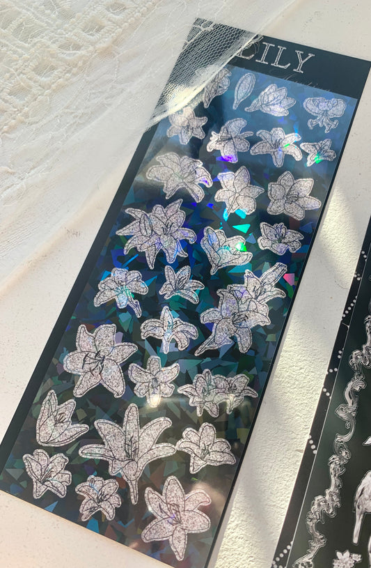 SRT - Lily | Die Cut 1 Sheet | Laser Sticker