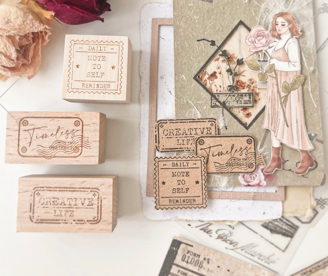 Journal Pages - Positive | Rubber Stamps