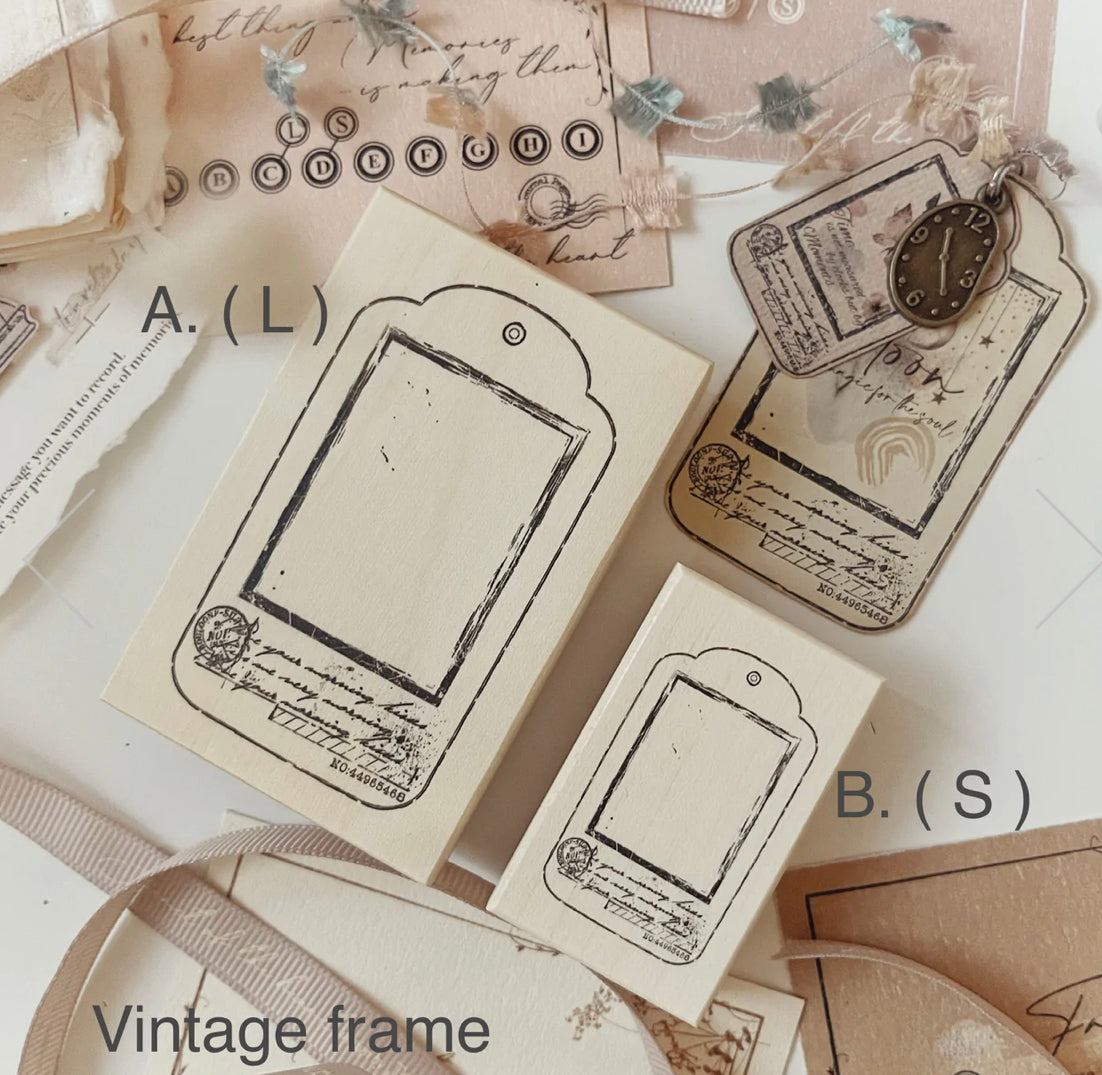 Journal Pages - Secret of the Heart - Vintage Tags | Rubber Stamps