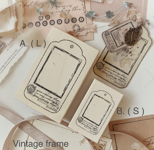 Journal Pages - Secret of the Heart - Vintage Tags | Rubber Stamps