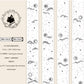 Miao Stelle - Moon & Stars (Black Ink) | 4.5cm PET Tape | Release Paper