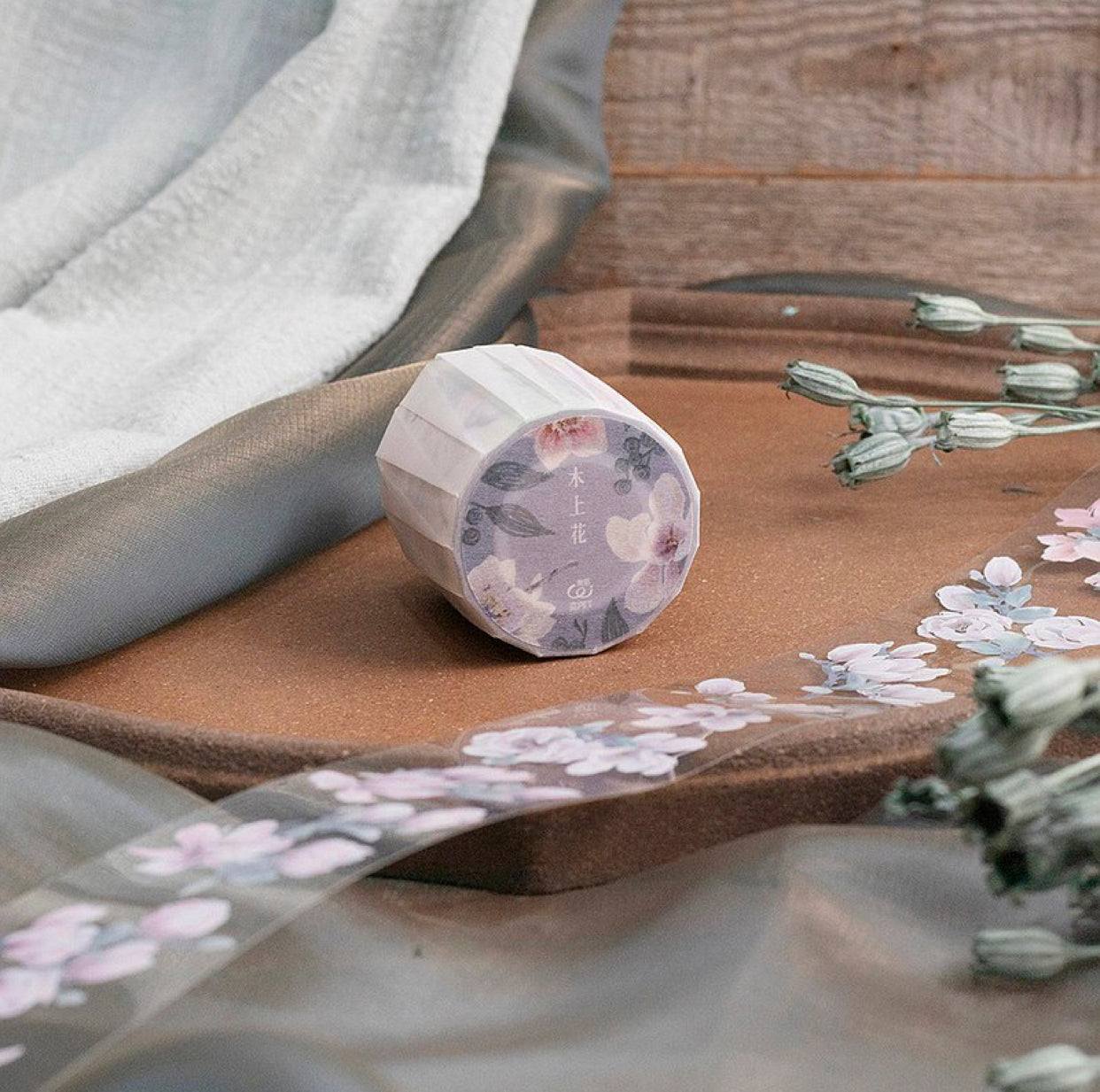 Loidesign - Treetop Flowers | 5cm PET Tape | Release Paper