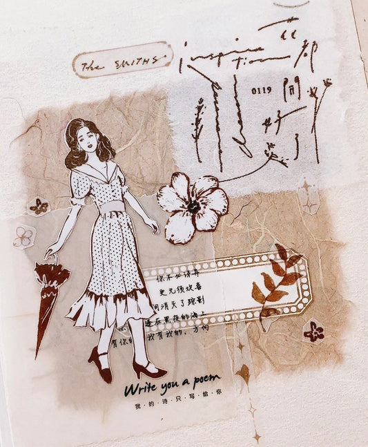 LAST CHANCE!! Freckles Tea Vol.2 - Enlil’s Hemline | 5cm PET Tape | Release Paper