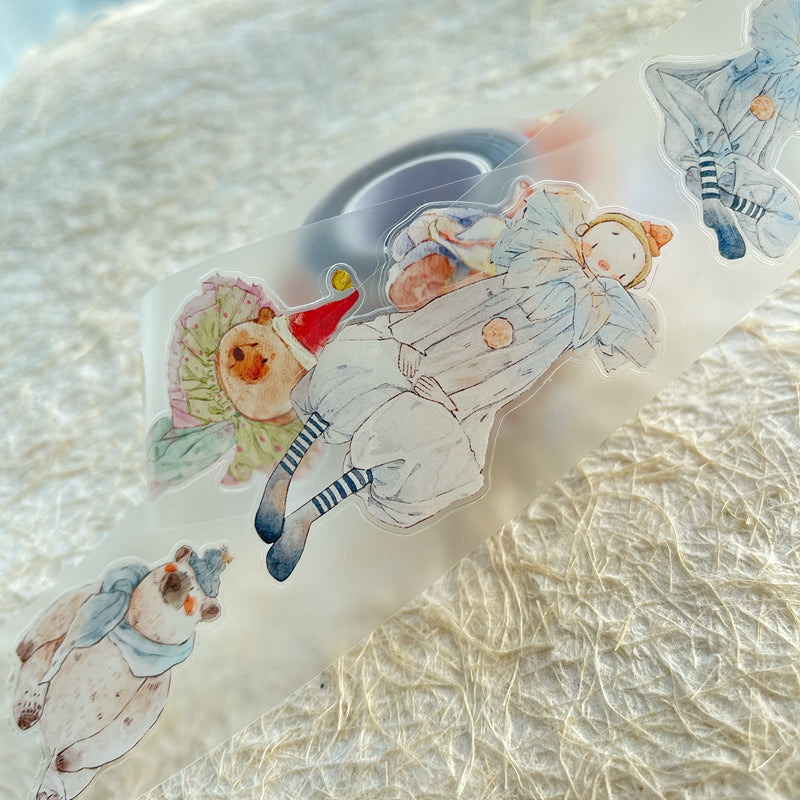 NEW! DingDing - No.46 A Little Whimsy | Kiss-cut | 4cm Matte PET Tape |  Release Paper | 10M