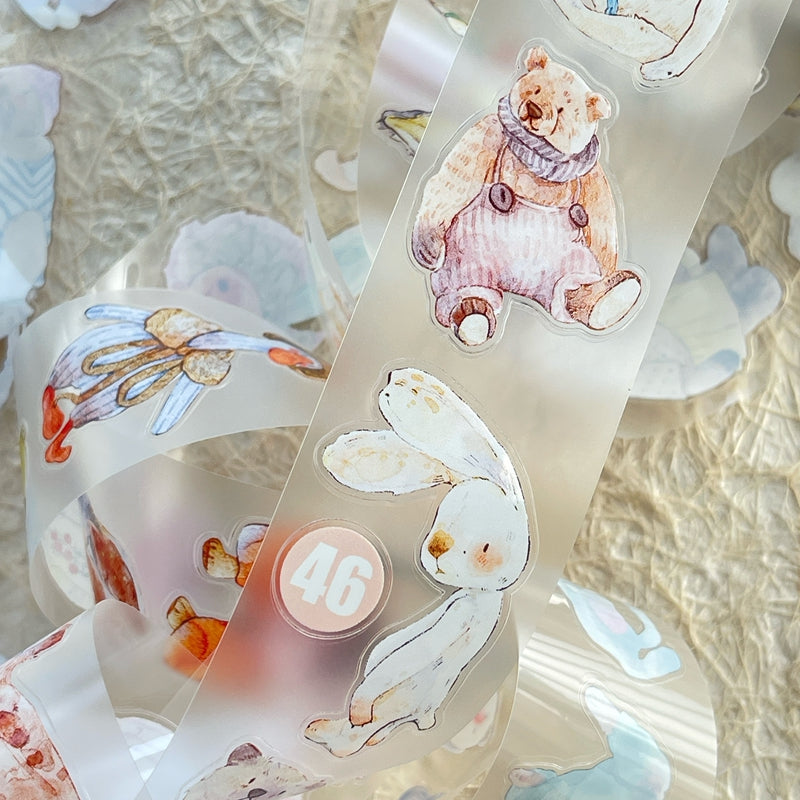 NEW! DingDing - No.46 A Little Whimsy | Kiss-cut | 4cm Matte PET Tape |  Release Paper | 10M