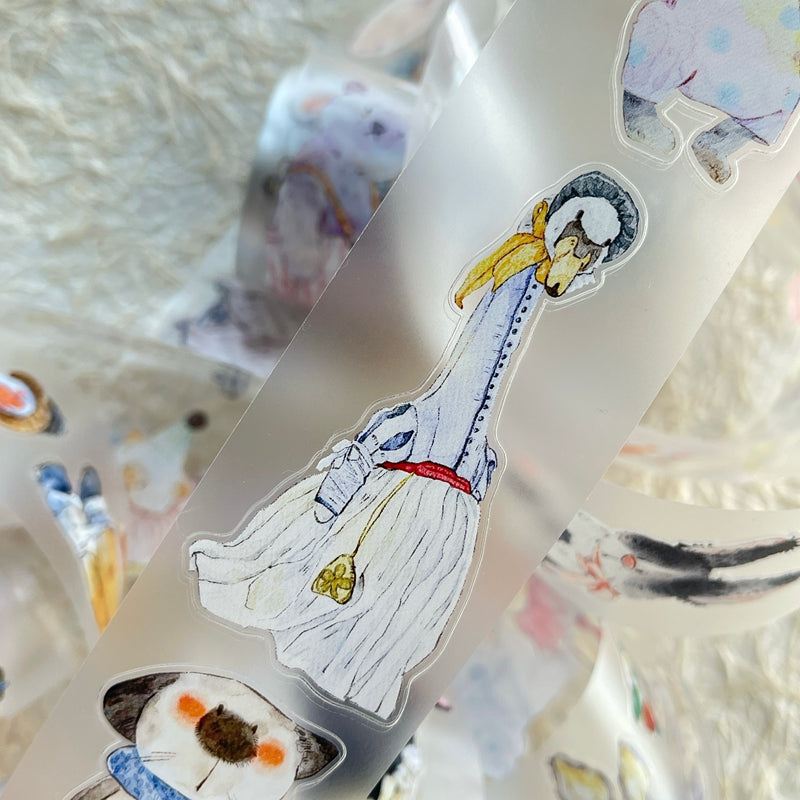 NEW! DingDing - No.46 A Little Whimsy | Kiss-cut | 4cm Matte PET Tape |  Release Paper | 10M