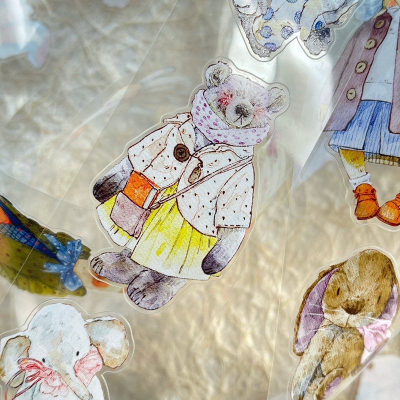 NEW! DingDing - No.46 A Little Whimsy | Kiss-cut | 4cm Matte PET Tape |  Release Paper | 10M