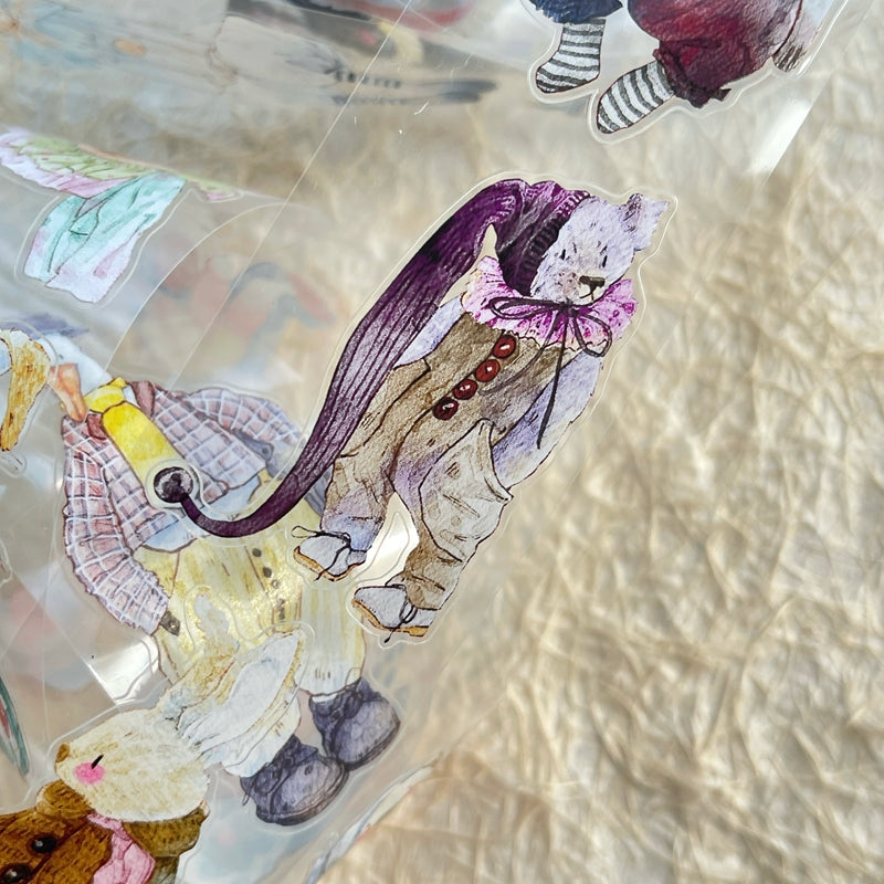 NEW! DingDing - No.46 A Little Whimsy | Kiss-cut | 4cm Matte PET Tape |  Release Paper | 10M