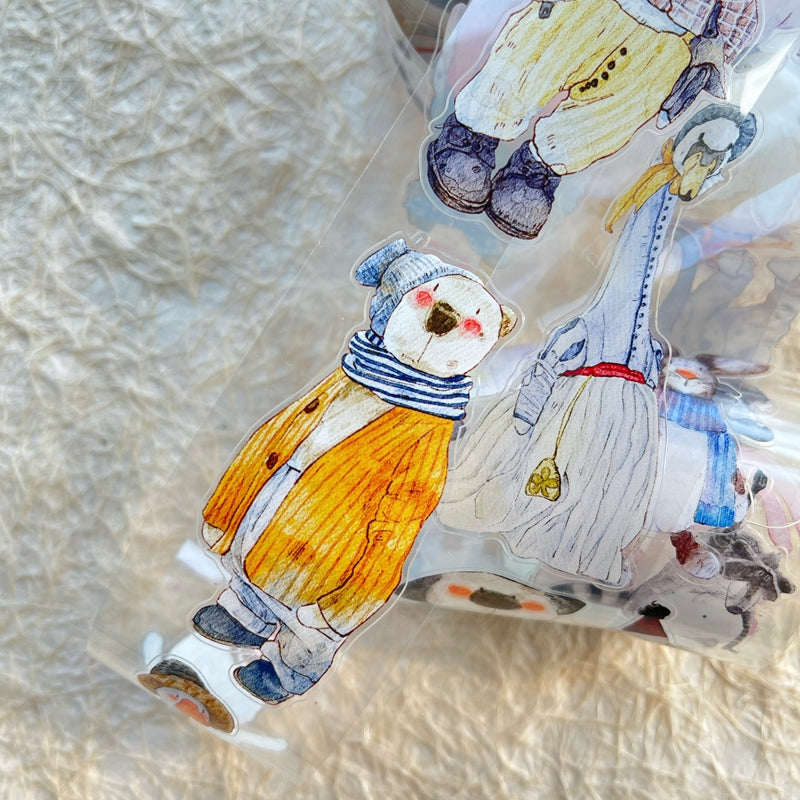 NEW! DingDing - No.46 A Little Whimsy | Kiss-cut | 4cm Matte PET Tape |  Release Paper | 10M