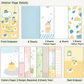 NEW! Molinta - TN Refill | Colorful Insert | 52 Pages Standard/ Passport Size | Journaling Accessories