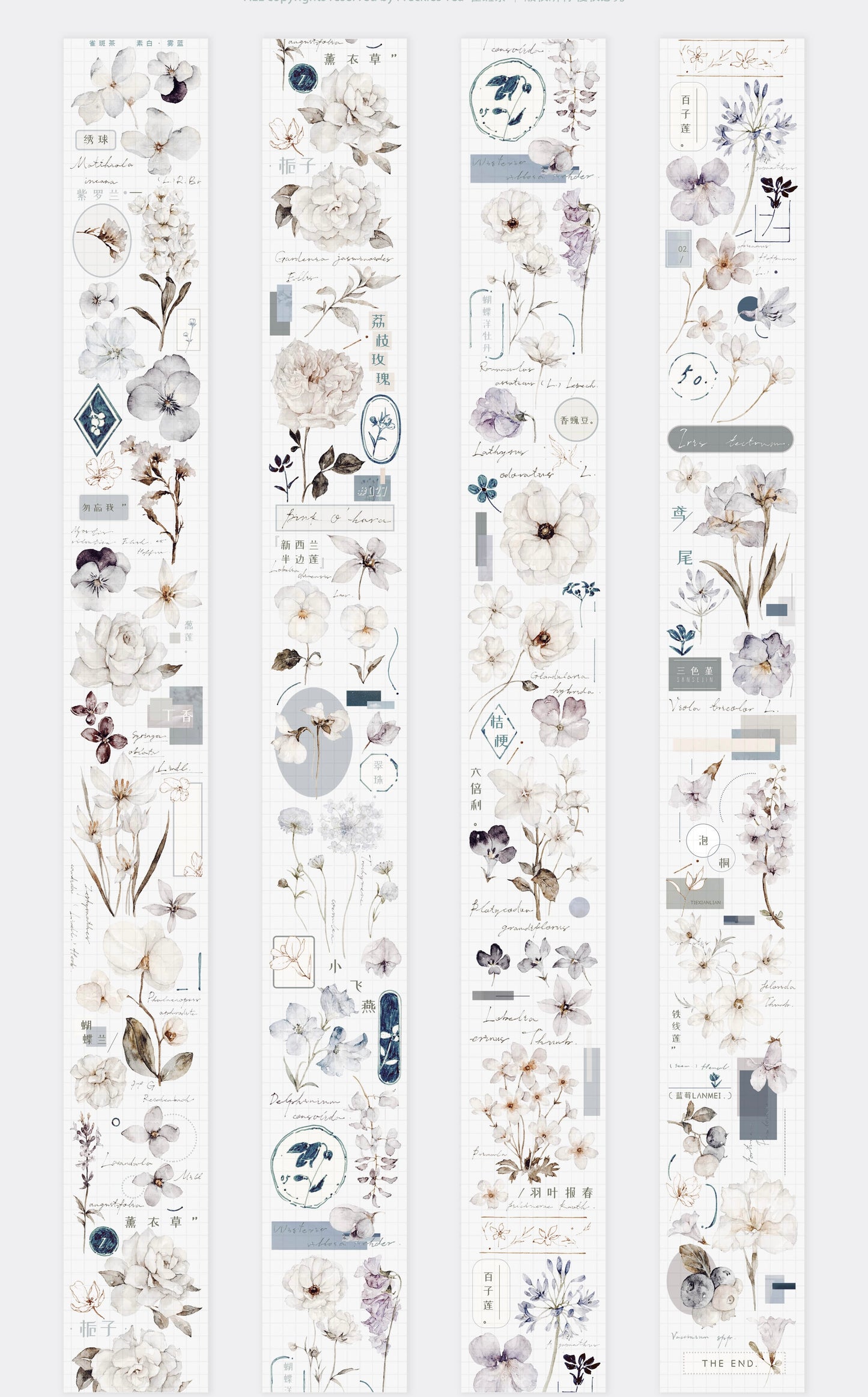 Freckles Tea Vol.3 - MATTE PET Tape | Release Paper | Whole Set