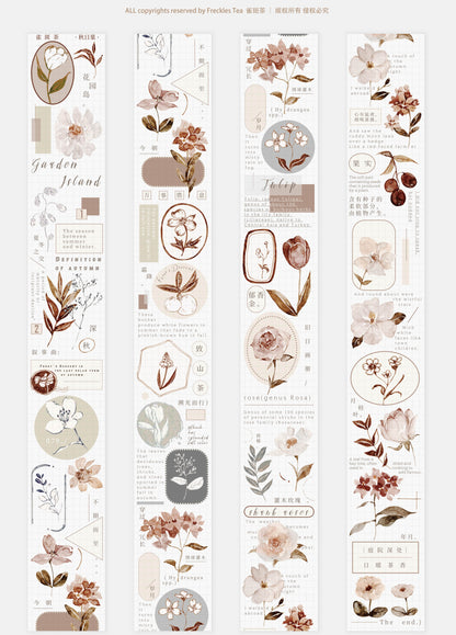 NEW Freckles Tea Vol.3 - GLOSSY PET Tape | Release Paper
