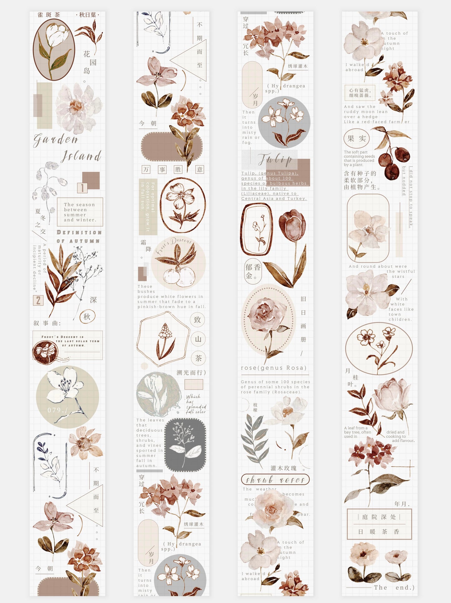 Freckles Tea Vol.3 - MATTE PET Tape | Release Paper | Whole Set