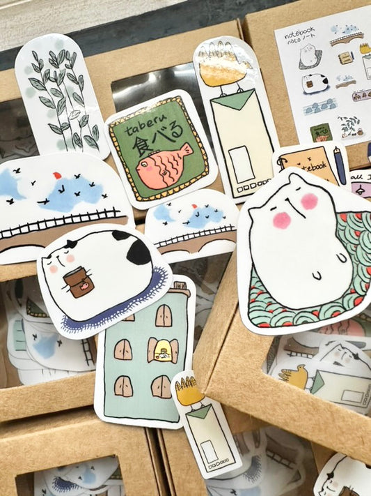 NEW! Catdoo - Sticker Box 5 | 15pcs Stickers | Paper Box