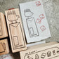 NEW! Catdoo - TEGAMI | 4pcs Rubber Stamp set