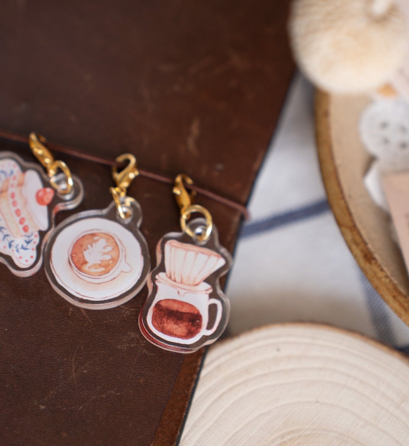NEW! Sho Little Happiness -  Coffee Days | Mini Charms | Acrylic | Journaling Accessories