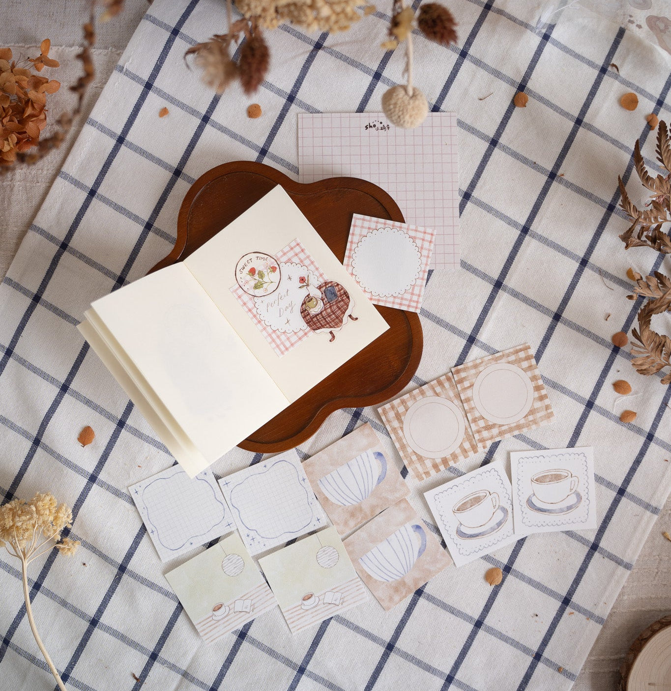 NEW! Sho Little Happiness - Coffee Days | 12pcs Memo Paper | Ephemera Paper