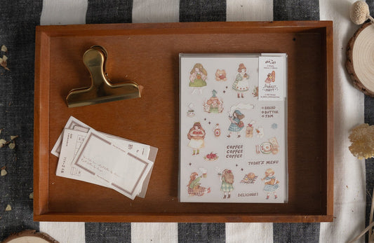 NEW! Sho Little Happiness - Forest Party | Kiss-cut | 2 Sheets | Different Design | PET Sticker
