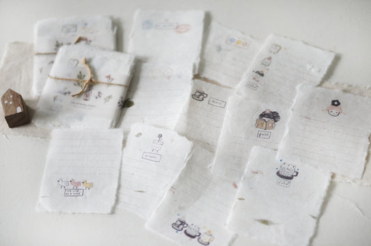 Black Milk Project - This Moment | 12 Sheets Handmade Paper Sheets | Ephemera Paper
