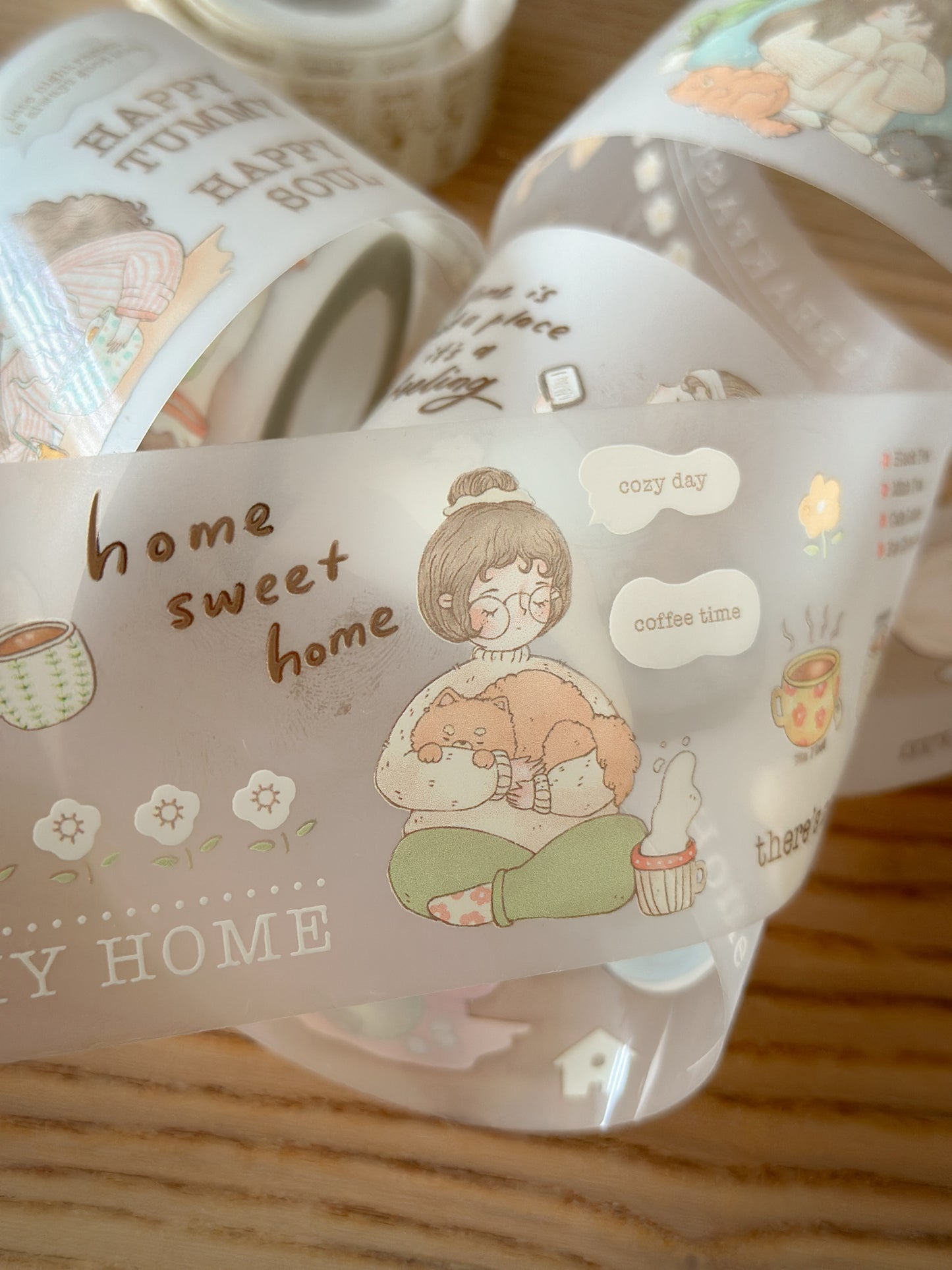 NEW! Sho Littlehappiness - Homebody | 5cm PET Tape | Release Paper