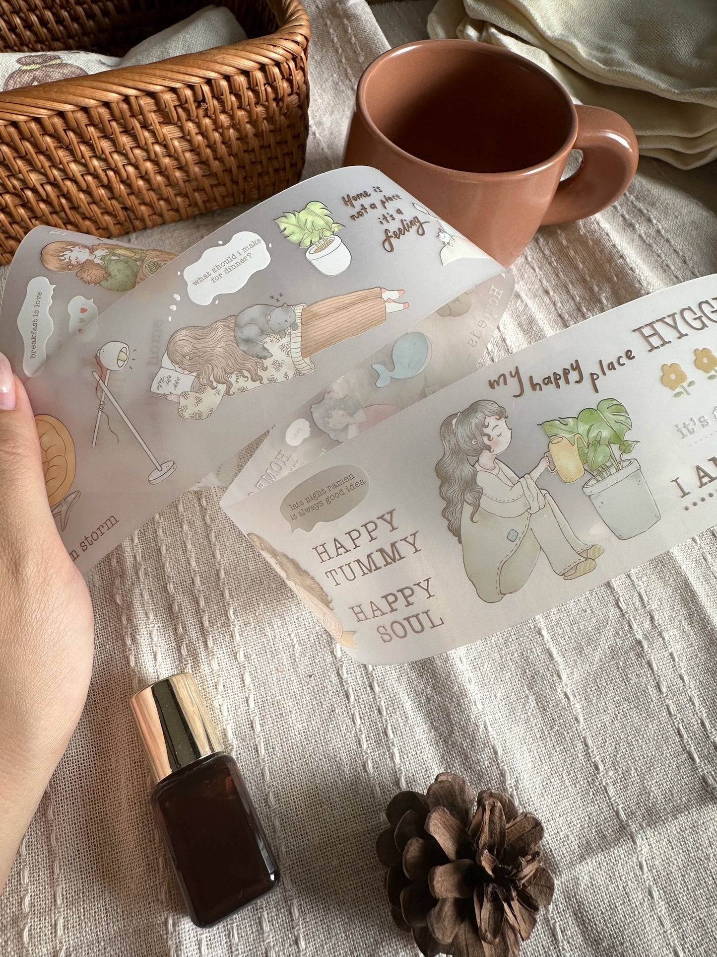 NEW! Sho Littlehappiness - Homebody | 5cm PET Tape | Release Paper