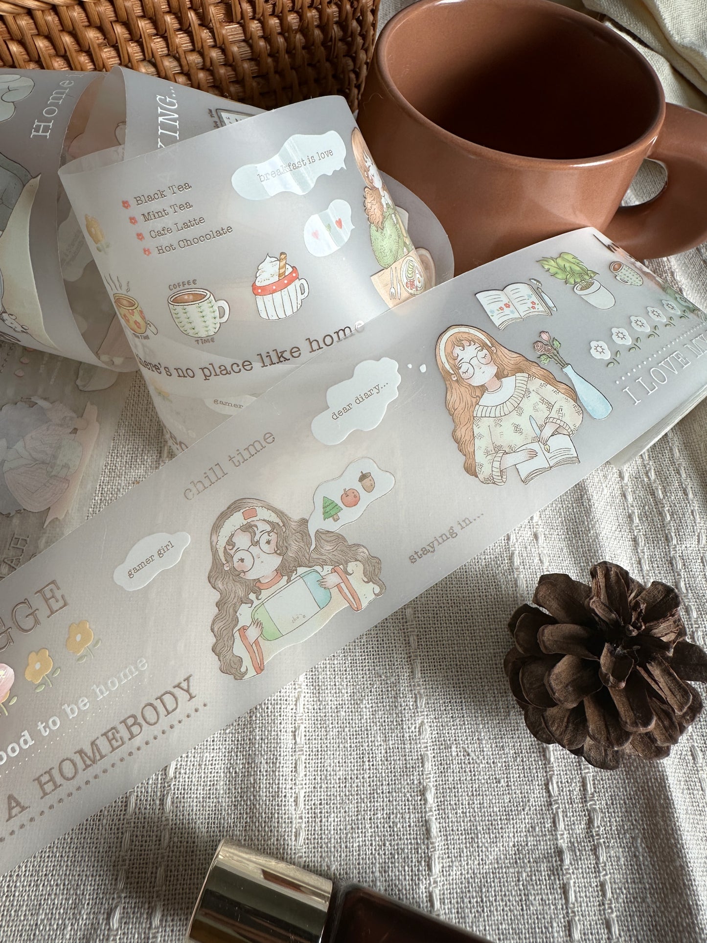 NEW! Sho Littlehappiness - Homebody | 5cm PET Tape | Release Paper