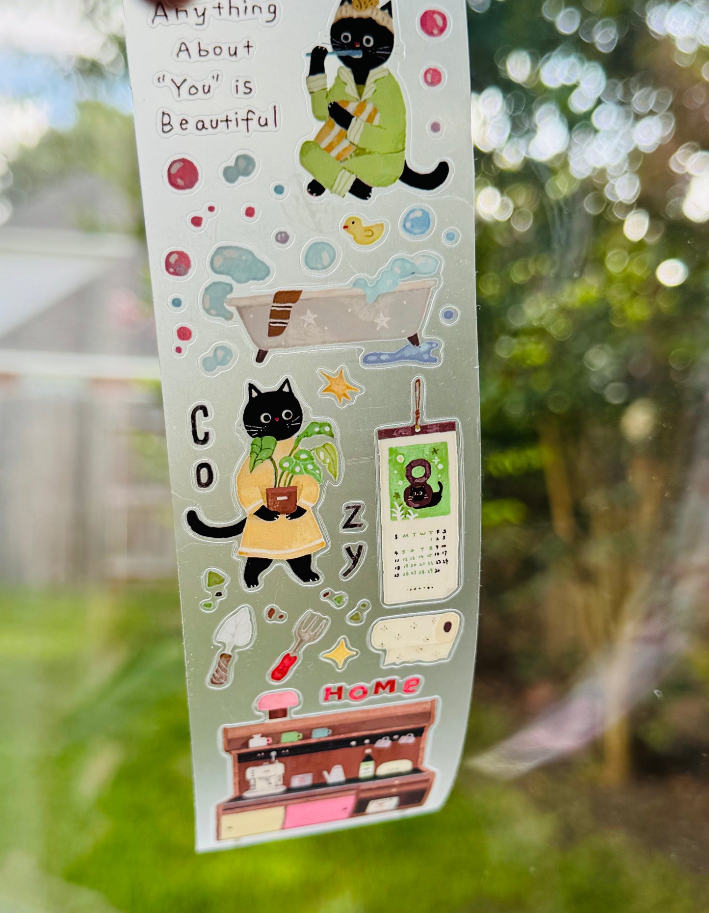 NEW! Spring Forth - Daily Kitty | Kiss-cut | 5cm PET Tape | Release Paper | 6M