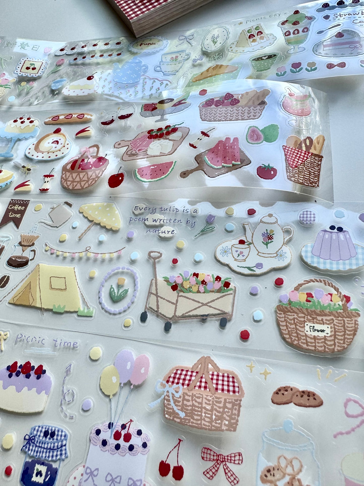 NEW! CCXX Studio - Strawberry Cake | Kiss-cut | 6cm Tape | Release Paper | 5M