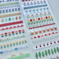 NEW! CCXX Studio - Strip Stickers | Kiss-cut | 6cm Glitter PET Tape | Release Paper | 5M