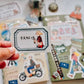NEW! La Dolce Vita - Flower Frame | 8pcs Label Sticker Set