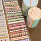 NEW! CCXX Studio - Strip Stickers | Kiss-cut | 6cm Glitter PET Tape | Release Paper | 5M