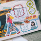 NEW! La Dolce Vita - Flower Frame | 8pcs Label Sticker Set