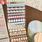 NEW! CCXX Studio - Strip Stickers | Kiss-cut | 6cm Glitter PET Tape | Release Paper | 5M