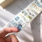 REPRINT!! Pion - Piece by Piece | 5cm Washi Tape | Pre-cut | Release Paper