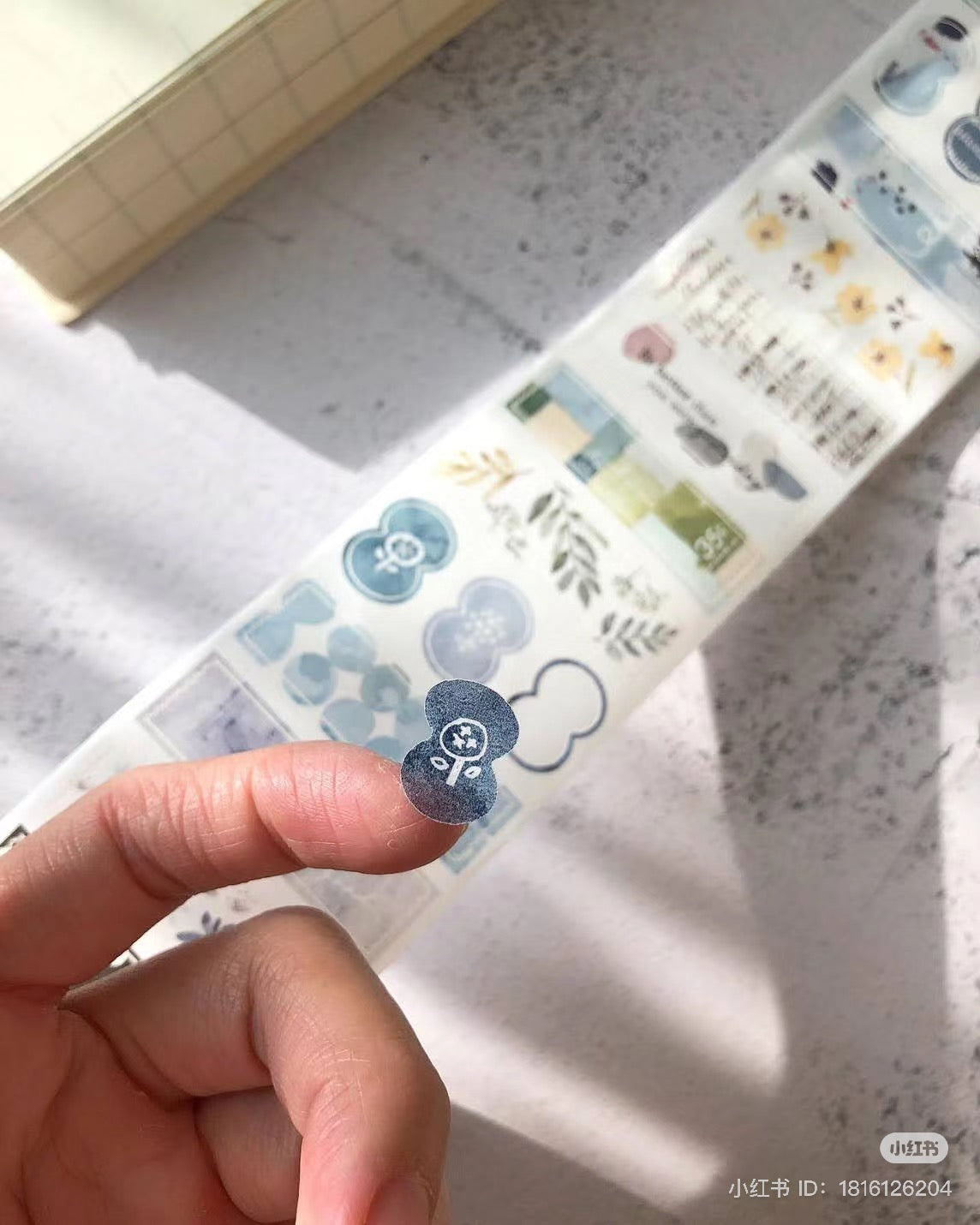 REPRINT!! Pion - Piece by Piece | 5cm Washi Tape | Pre-cut | Release Paper