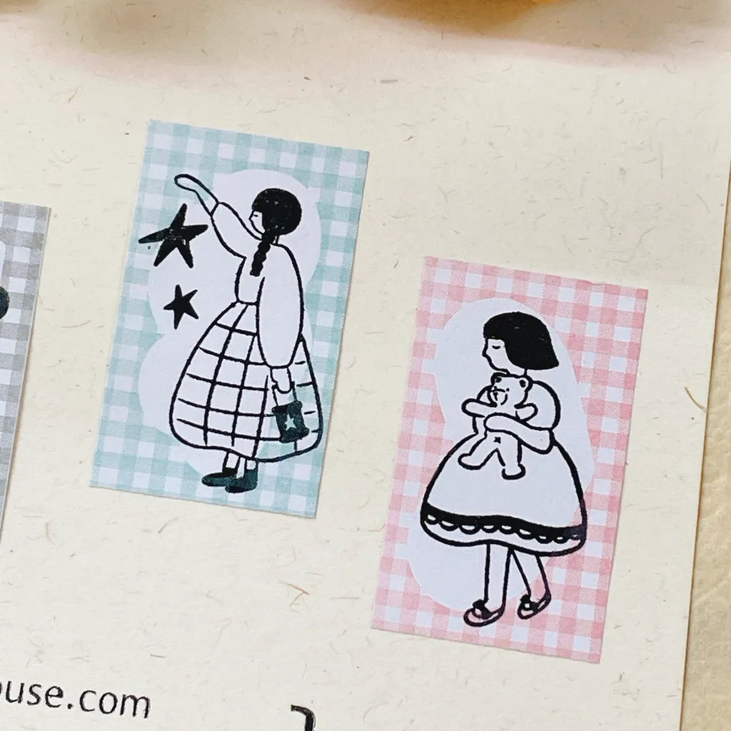 NEW! Hairmo X 63penhouse - Grid | Label Sticker Tape | Release Paper
